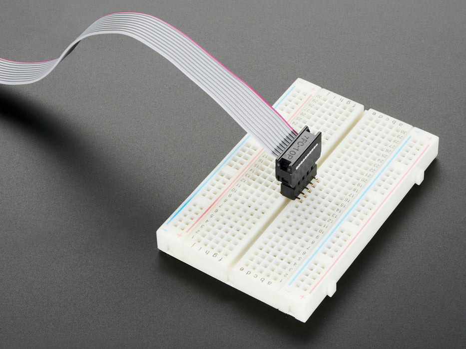 10 pin IDC Breakout Helper Soldered into perma-proto.