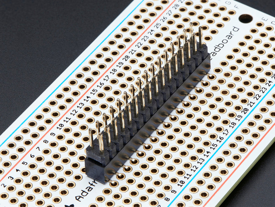 32 Pin IDC Breakout Helper Soldered into perma-proto