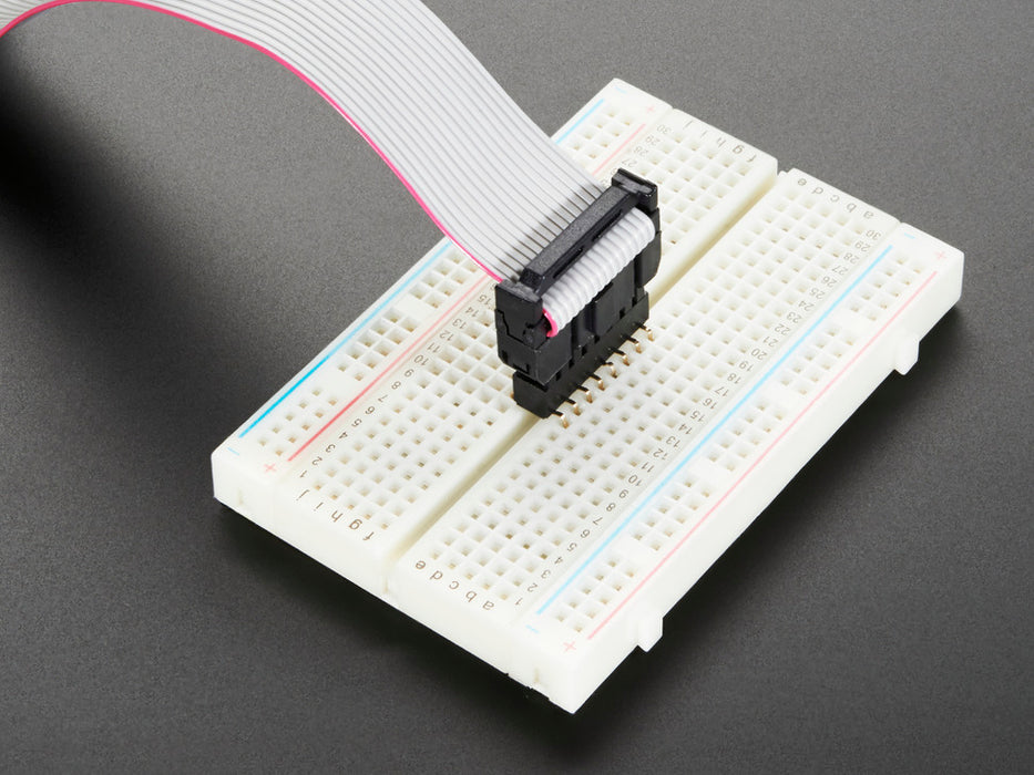 16 Pin IDC Breakout Helper Soldered into perma-proto