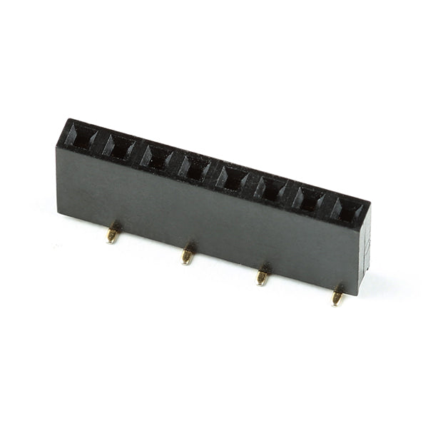 Female Header - 8-pin (SMD, 0.1in)