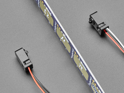 IR Break Beam Sensor with ruler blocking between receiver and transmitter