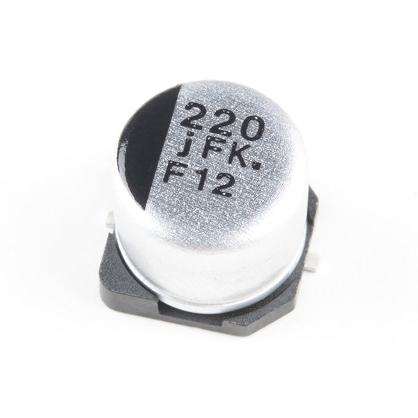 Capacitor Aluminum Electrolytic - 220uF, ±20%, 6.3V