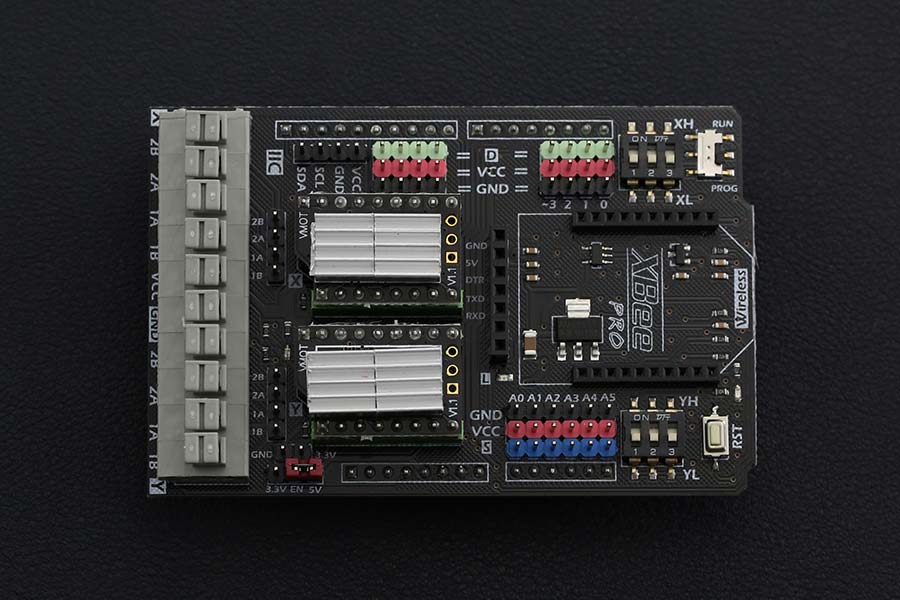 Gravity: Dual Bipolar Stepper Motor Shield for Arduino (DRV8825)