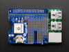 Angled shot of Adafruit Ultimate GPS HAT for Raspberry Pi A+/B+/Pi 2/3/Pi 4