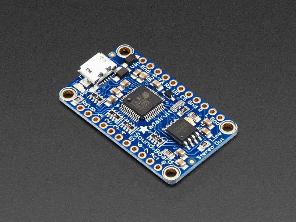 Adafruit Audio FX Mini Sound Board - WAV/OGG Trigger 16MB Flash — Robot ...