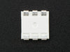 Top down view of a 5050 Cool White LED w/ Integrated Driver Chip. 