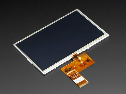 Bare rectangular TFT display with flex connector