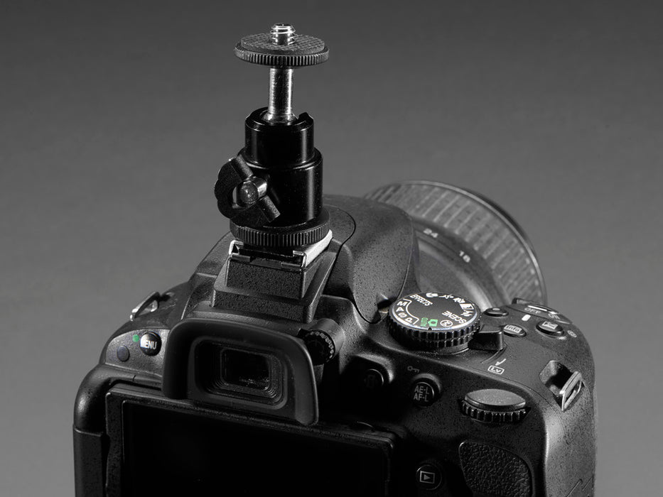 Swivel-Head Pan Tilt Shoe Mount Adapter