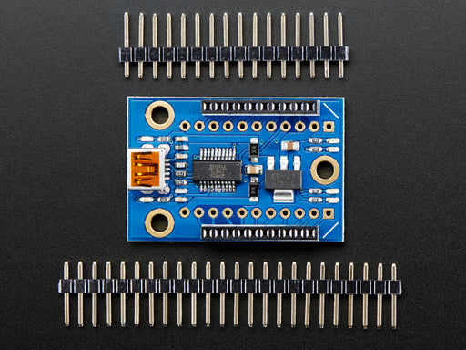 Assembled Parallax USB to XBee adapter.