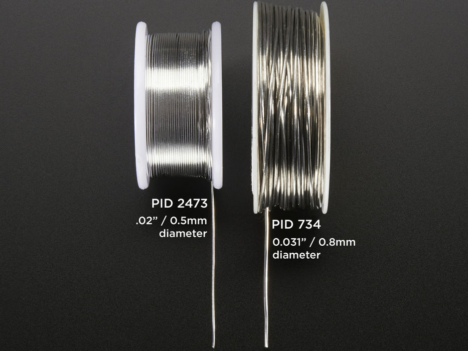 Solder Wire - RoHS Lead Free - 0.5mm/.02" diameter.