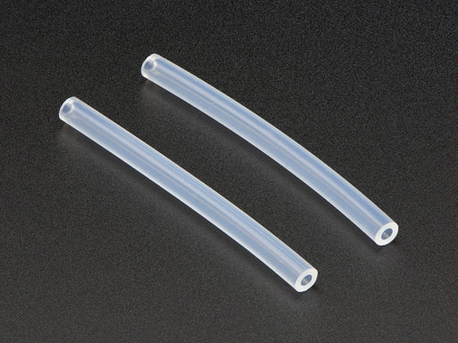 Two pieces of silicone tubing