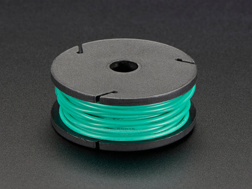 Silicone Cover Stranded-Core Wire - 25ft 26AWG - Green