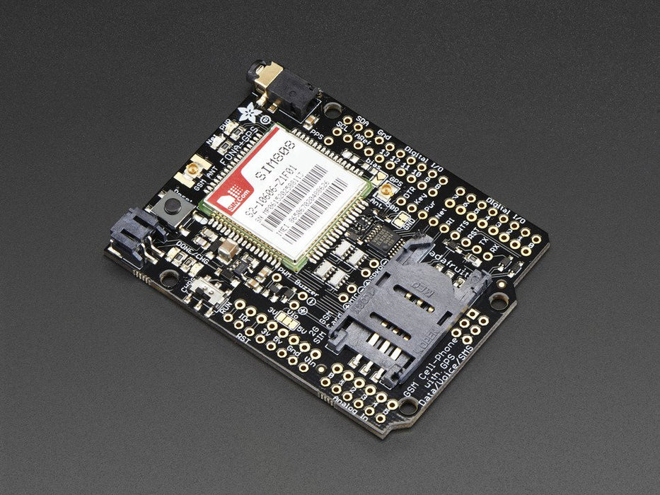 Adafruit FONA 800 Shield - Voice/Data Cellular GSM for Arduino