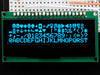 Monochrome OLED Graphic Display Module showing blue text