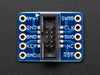 Angled shot of SWD (2x5 1.27mm) Cable Breakout Board