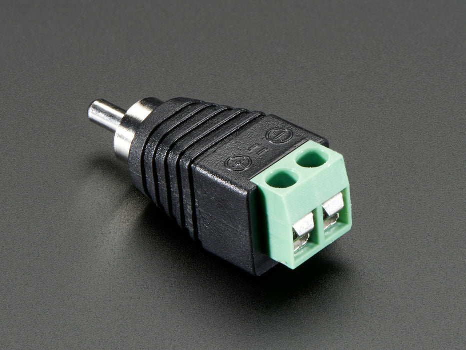 RCA Male Plug Terminal Block adapter