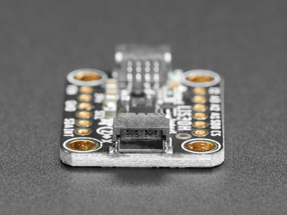 Top down view of a Adafruit LIS3DH Triple-Axis Accelerometer.