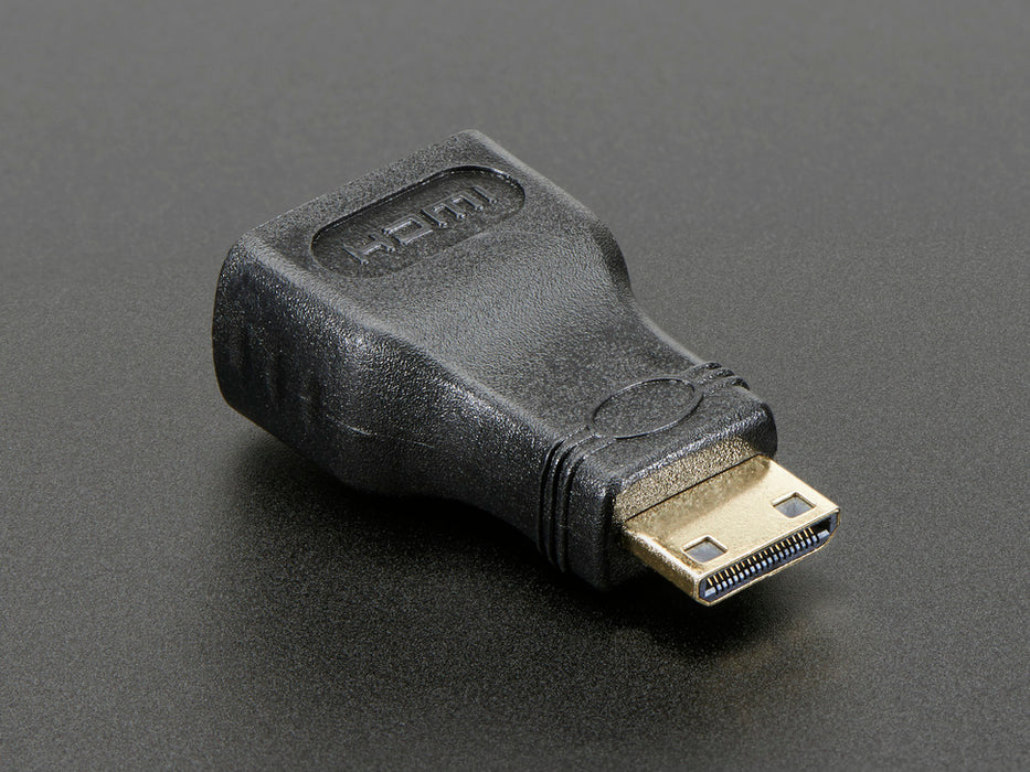 Mini HDMI Plug to Standard HDMI Jack Adapter