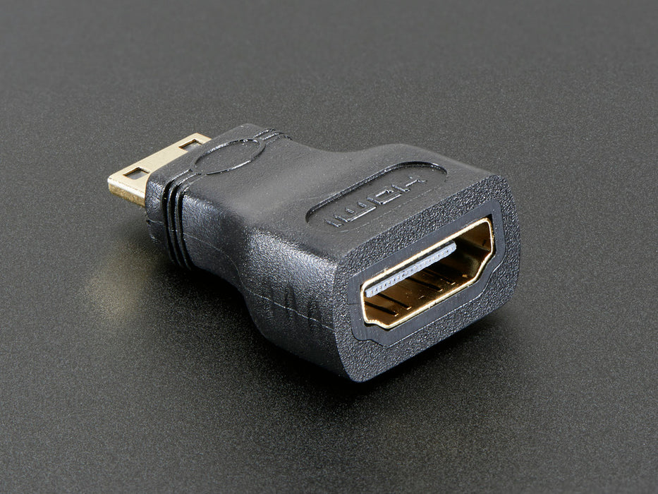 Mini HDMI Plug to Standard HDMI Jack Adapter