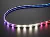 Adafruit NeoPixel Digital RGB LED Strip with different rainbow and white lights moving around