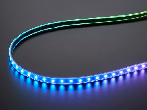 Adafruit NeoPixel Digital RGB LED Strip with different rainbow and white lights moving around