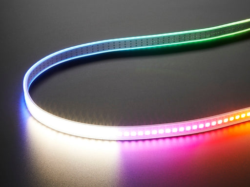 Adafruit NeoPixel Digital RGB LED Strip with different rainbow and white lights moving around