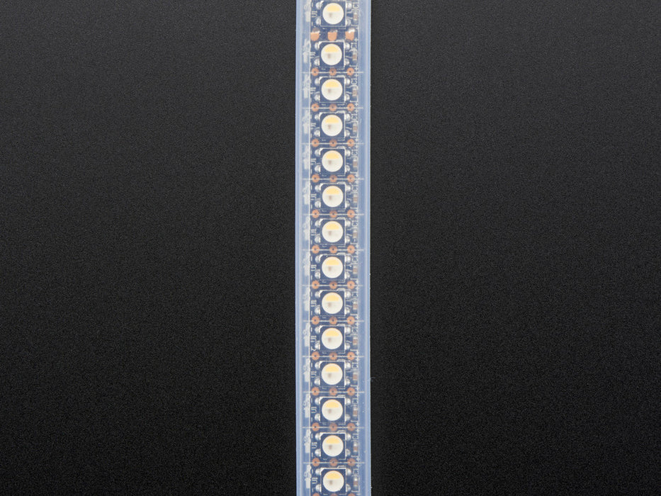 Adafruit NeoPixel Digital RGB LED Strip with different rainbow and white lights moving around