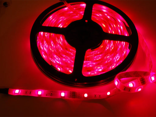 Spool of flexible LED strip