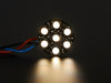 NeoPixel Jewel - 7 x 5050 RGB LED wired to Trinket, lit up rainbow and white