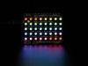 Adafruit NeoPixel Shield for Arduino - 40 RGB LED Pixel Matrix lit up rainbow and natural white