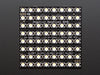 Adafruit NeoPixel NeoMatrix 8x8 - 64 RGBW LED Pixel Matrix lit up rainbow and white