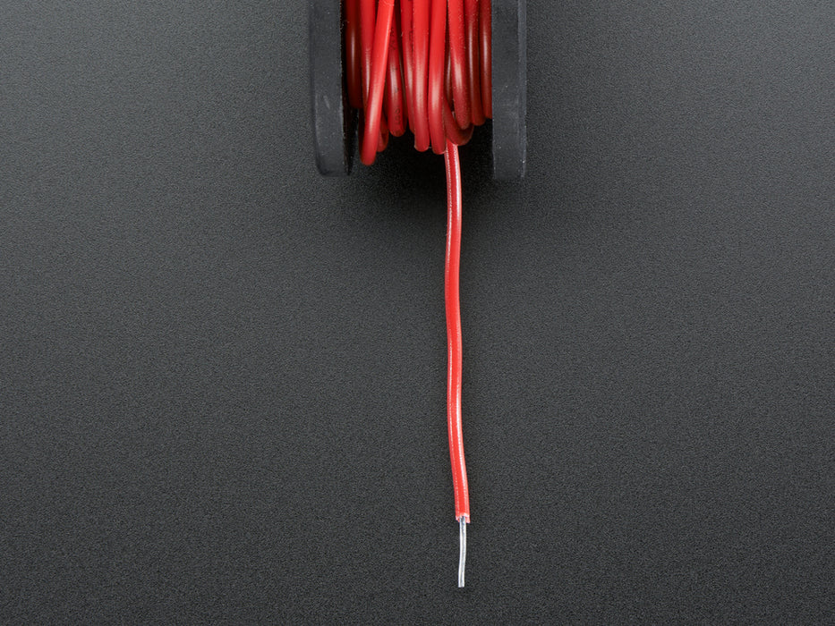 Small spool of red wire.