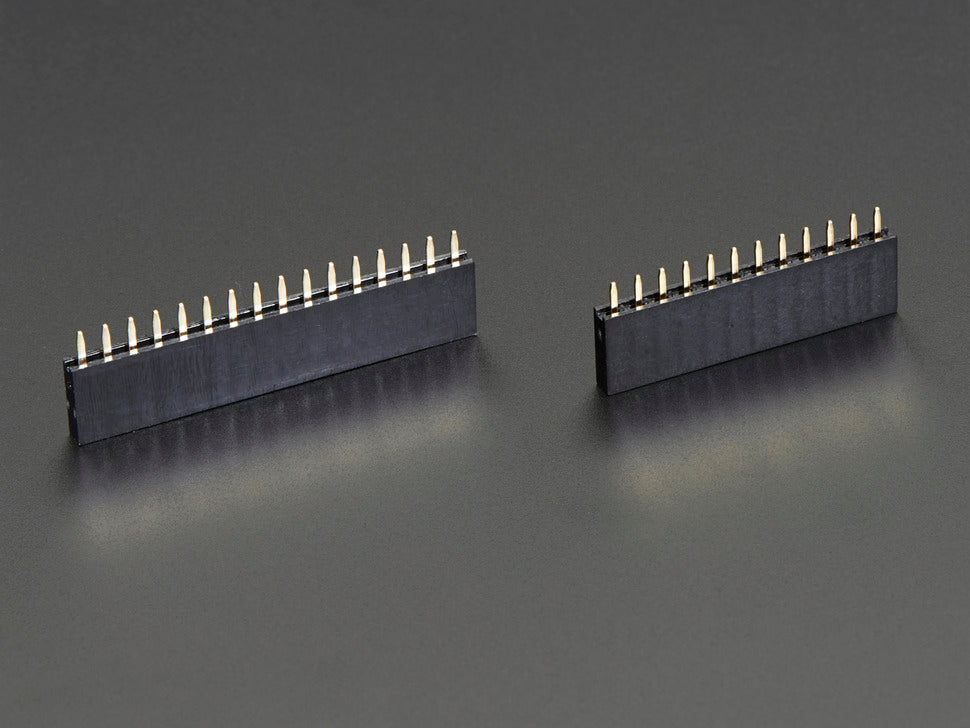 Feather Header Kit - 12-pin and 16-pin Female Header Set — Robot Italy