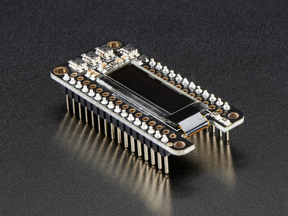 Feather Smart Object Adafruit FeatherWing OLED - 128x32 OLED Add-on For Feather — Robot Italy