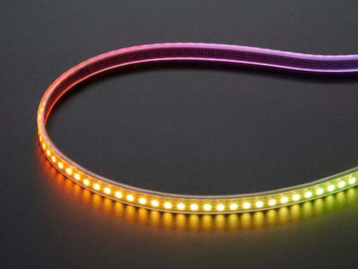 Adafruit NeoPixel Digital RGB LED Strip with all the LEDs in a rainbow