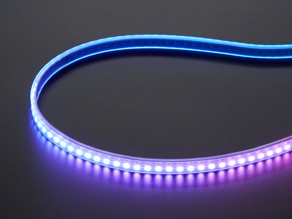 Adafruit NeoPixel Digital RGB LED Strip with all the LEDs in a rainbow