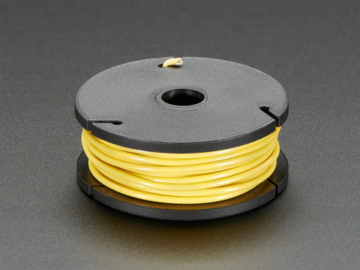 Small spool of yellow wire