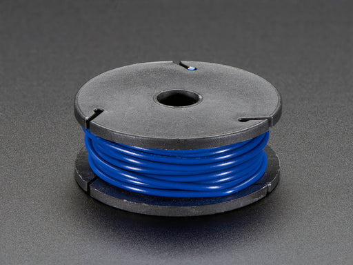 Small spool of blue wire