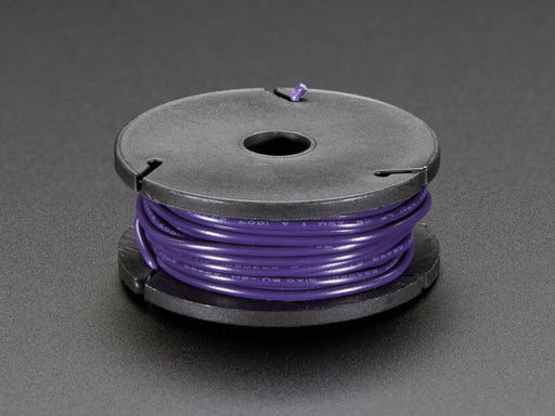 Small spool of violet wire