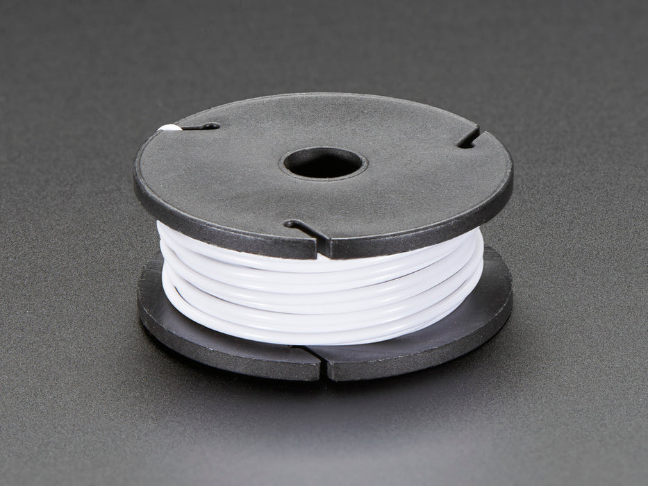 Small spool of white wire