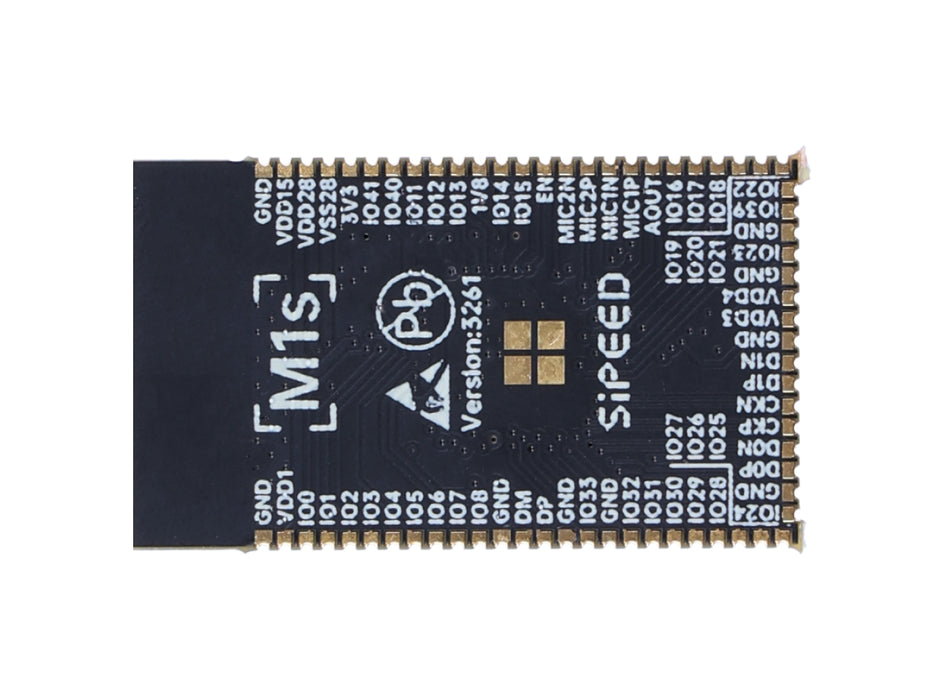 Sipeed BL808 M1s RISC-V Module with WIFI / BT / Bluetooth5 - 768KB SRAM + 64MB RAM, ideal for IoT wearable devices, Smart Home