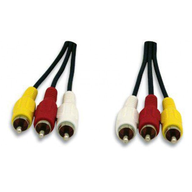 Cavo ausiliario RS PRO da RCA Maschio a RCA Maschio, lungh. 10 m Nero | RS
