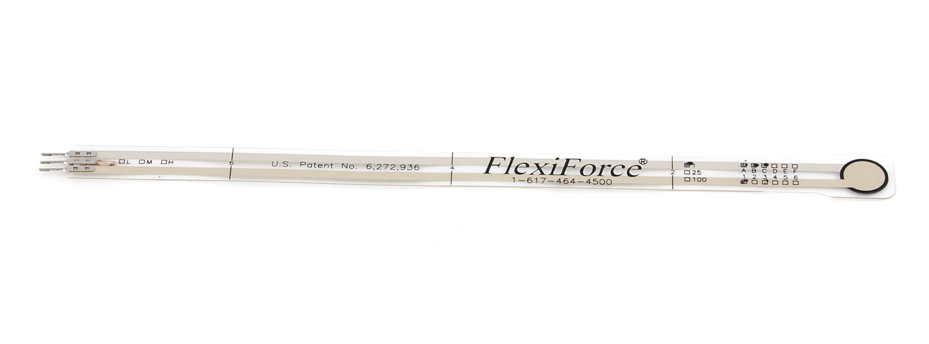 8″ FlexiForce 0-1lb. Resistive Force Sensor