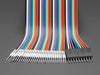 Angled shot of Premium Male/Male Raw Jumper Wires - 40 x 6 (150mm)