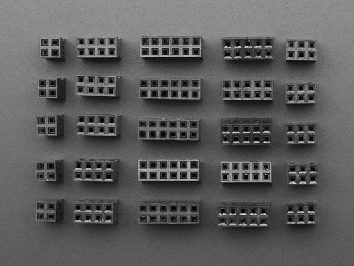 Collection of many Small Dual Row Wire Housing Packs