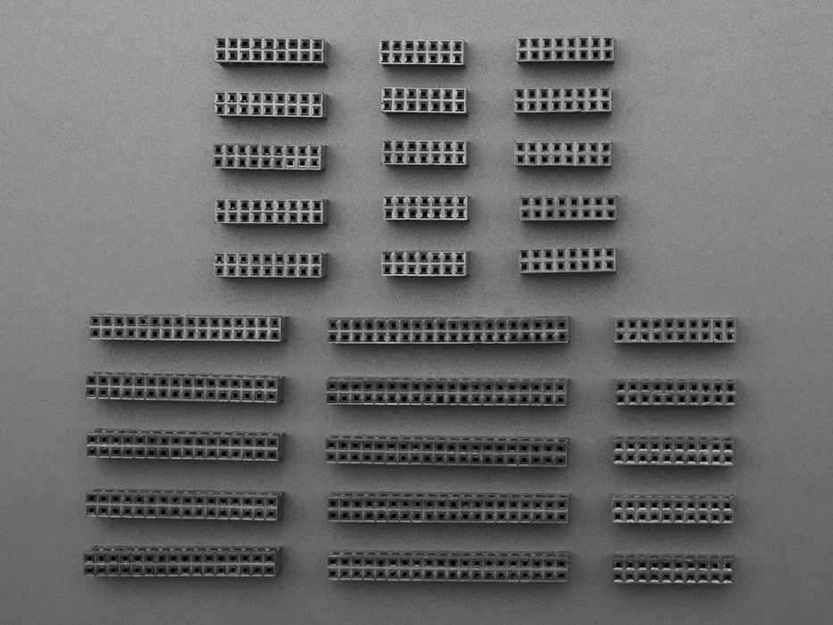 Collection of many Large Dual Row Wire Housing Packs