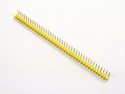 Male Strip 2.54 - 90° - 40 pins - Yellow