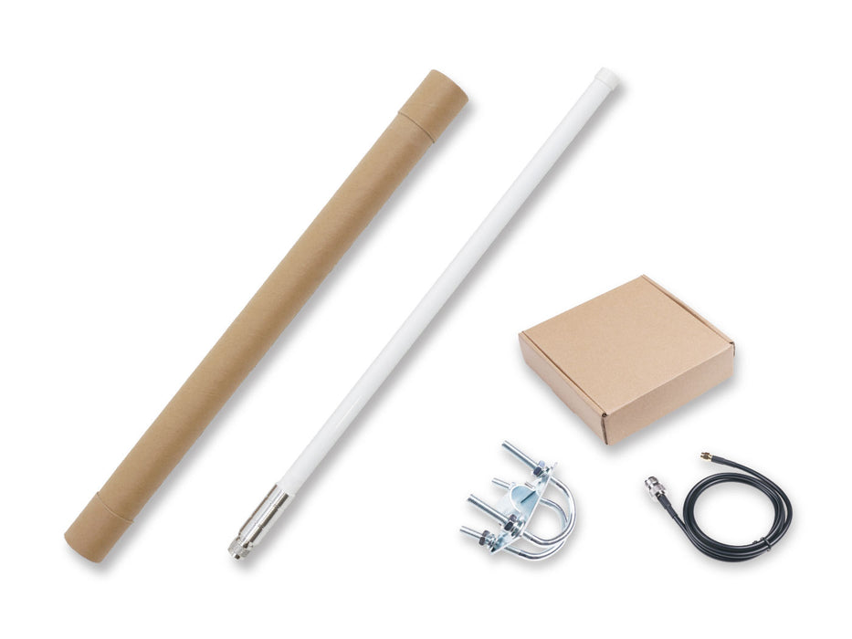 LoRa Fiberglass Antenna Kit For Helium; 863-870MHz; 5.8dBi; 800mm; RF Explorer RFELA-2/58X