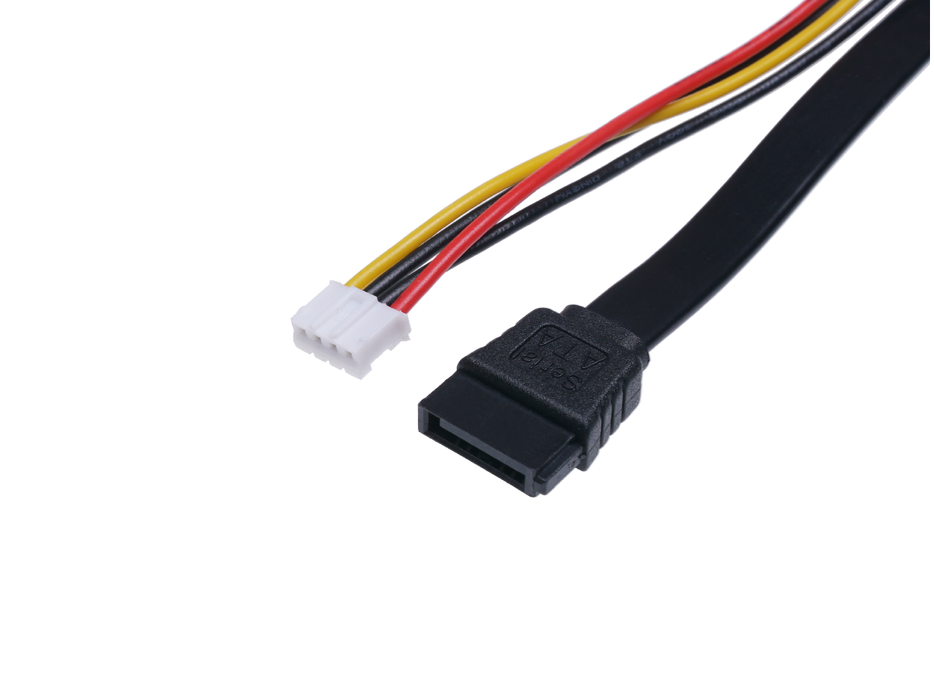 4-Pin Power & SATA Data to SATA 22Pin(7+15Pin) Cable for ODYSSEY - X86J4105 – 26AWG/ 200mm line length