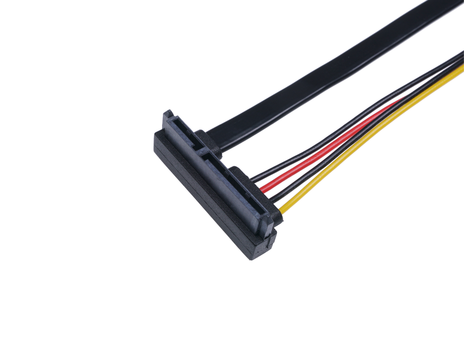 4-Pin Power & SATA Data to SATA 22Pin(7+15Pin) Cable for ODYSSEY - X86J4105 – 26AWG/ 200mm line length